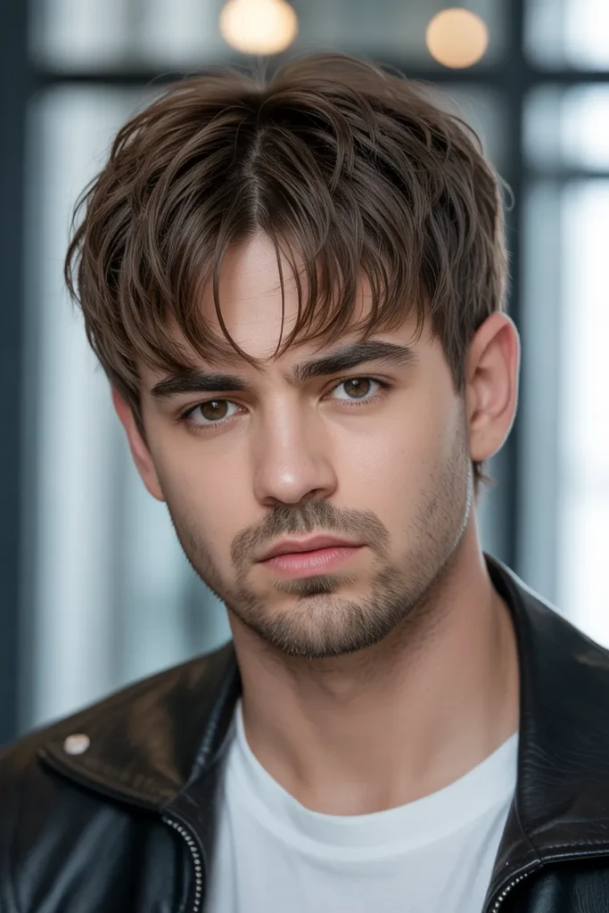 Textured Fringe Middle Part