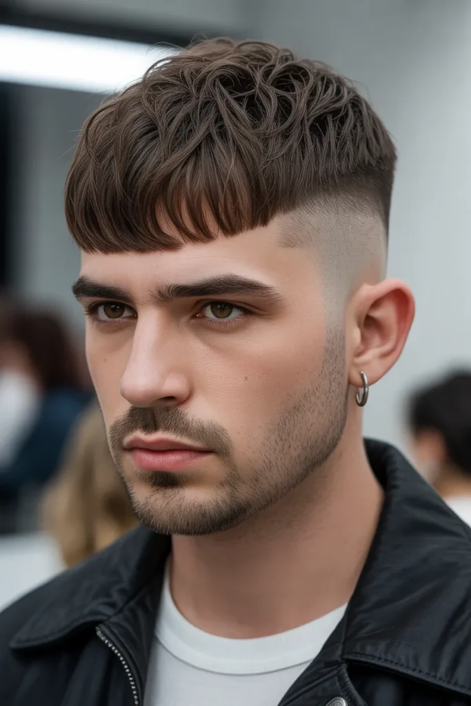 Textured Fringe with Mid Fade