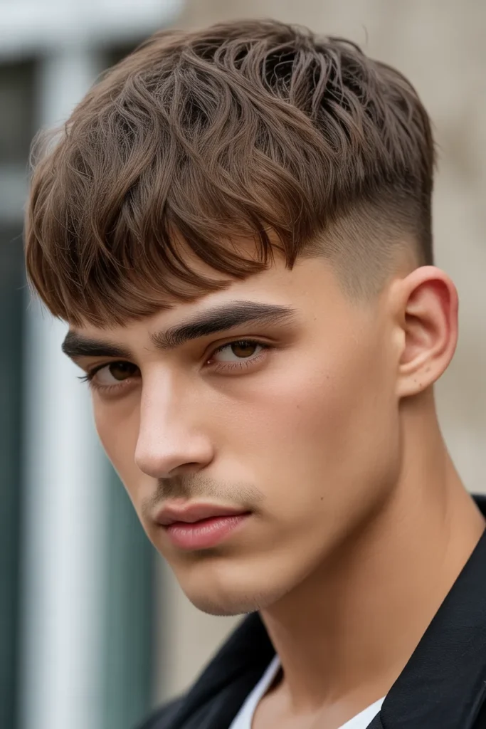 Textured Fringe with Taper Fade