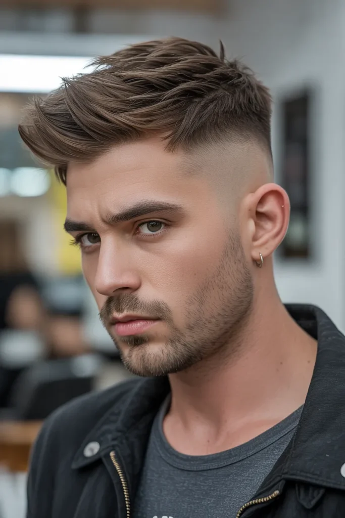 Textured Top with High Fade