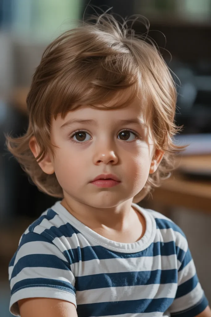 Tousled Top with Taper