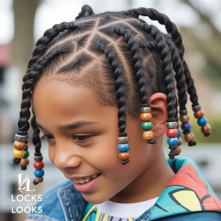 Twist Braids with Beads