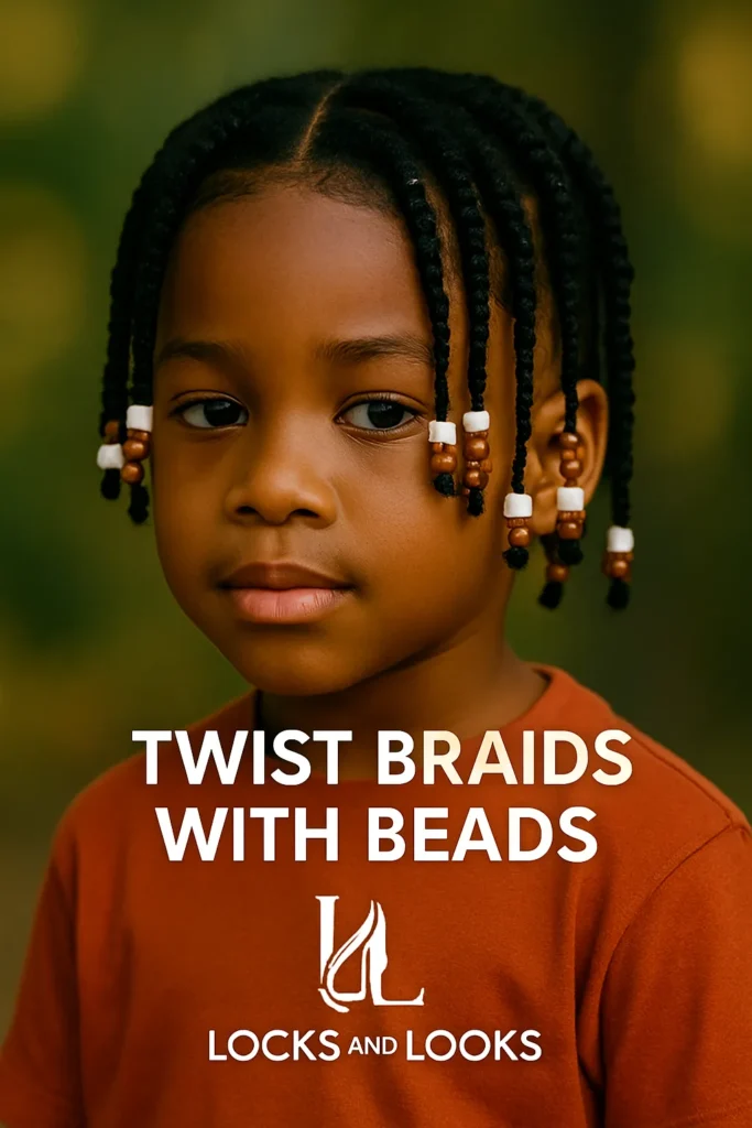 Twist Braids with Beads