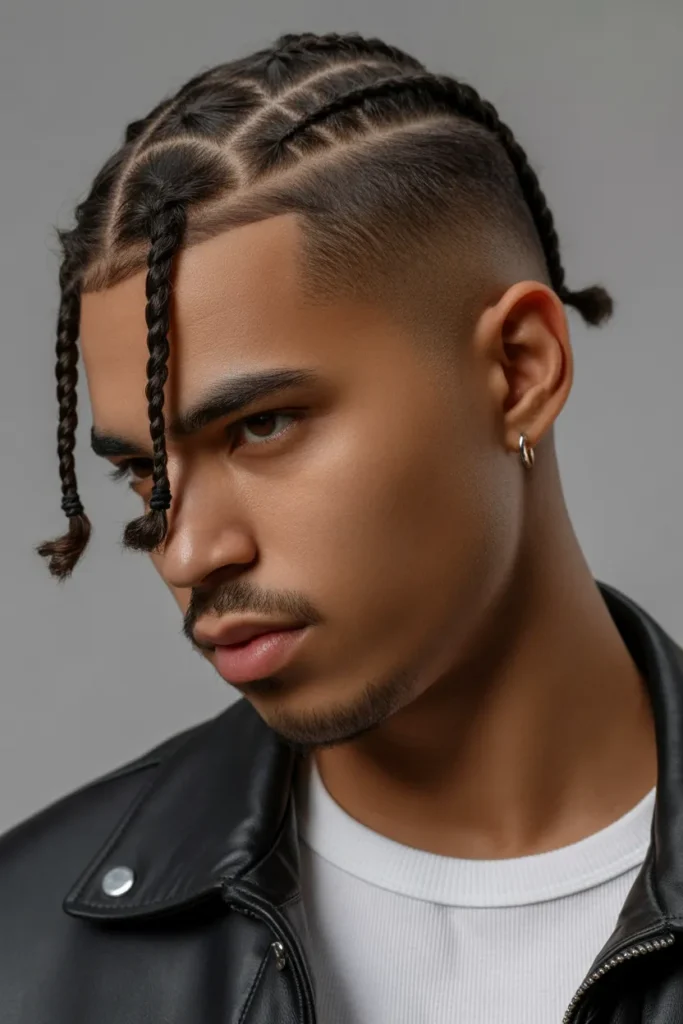 Twist Braids with Undercut