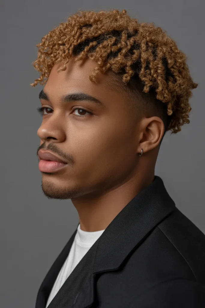 Twist-Out Curls with Taper