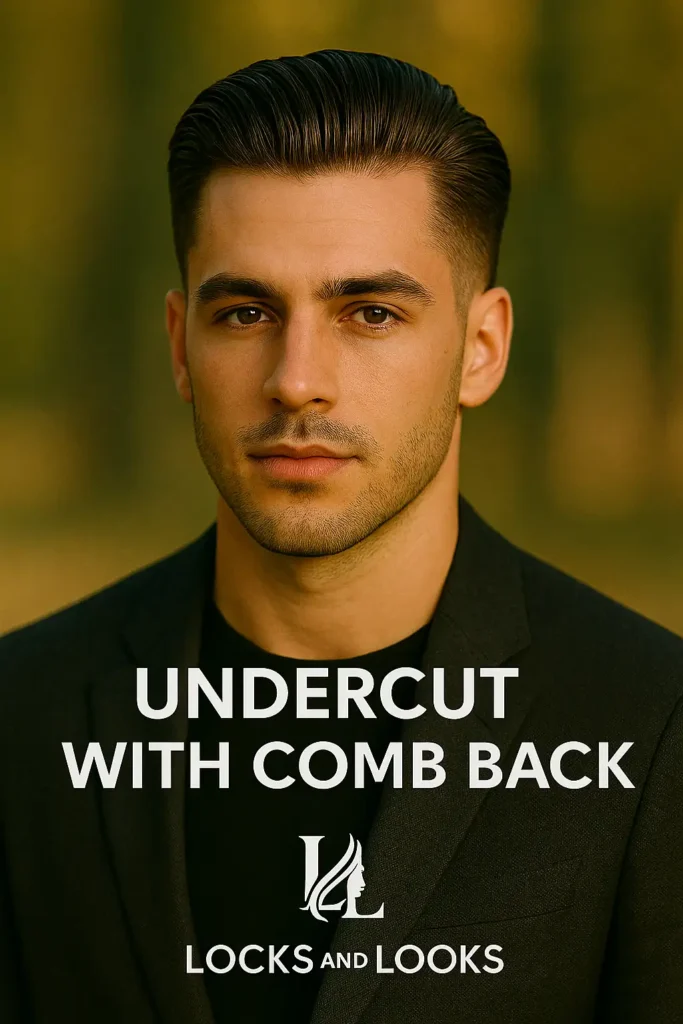 Undercut with Comb Back