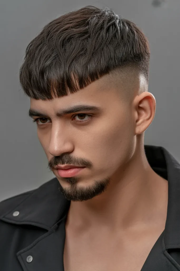 Undercut with Textured Bangs