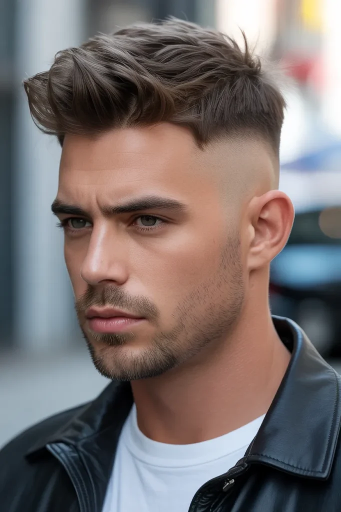 Volumized Crop with High Fade