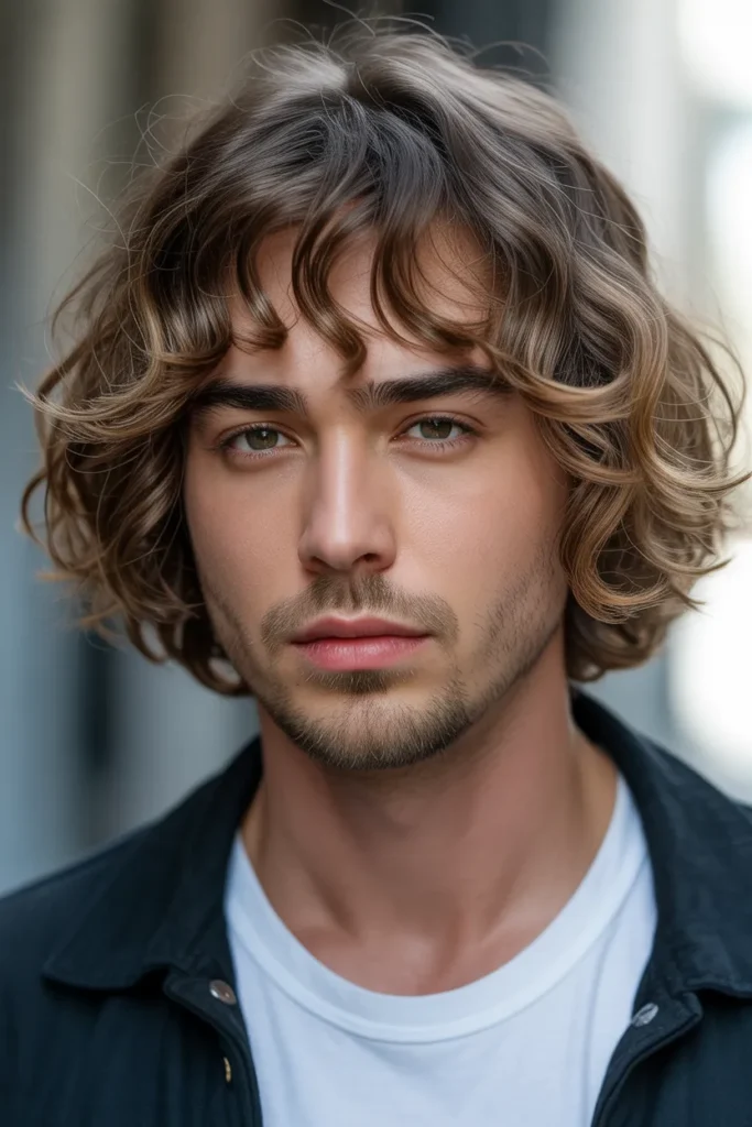 Wavy Bob with Fringe