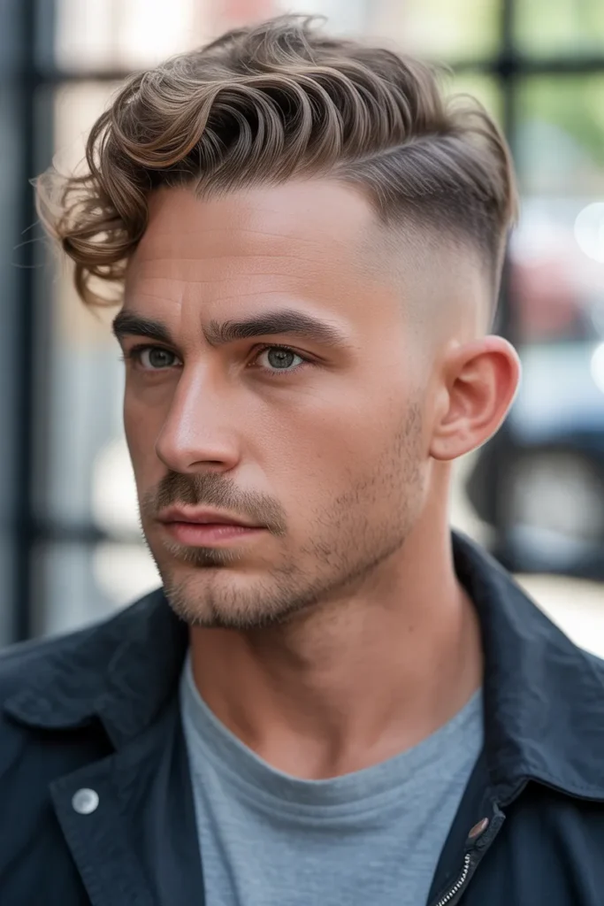 Wavy Brush Back with Taper