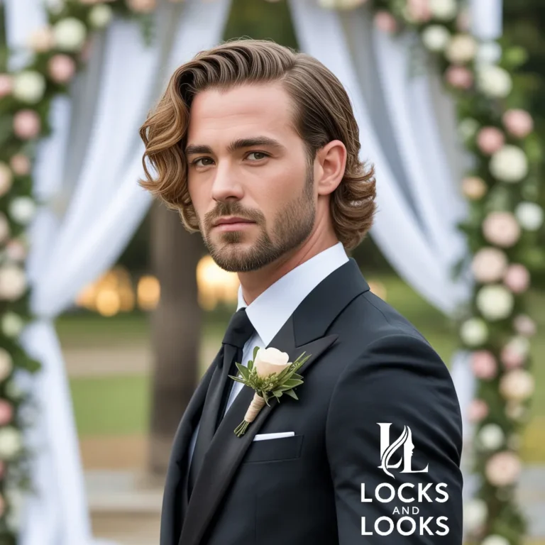 Wavy Brushed Back with Beard Blend