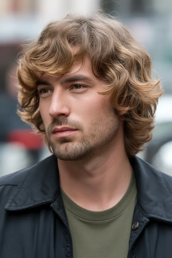 Wavy Layered Mop Top