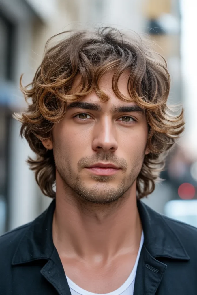 Wavy Layered Mop Top