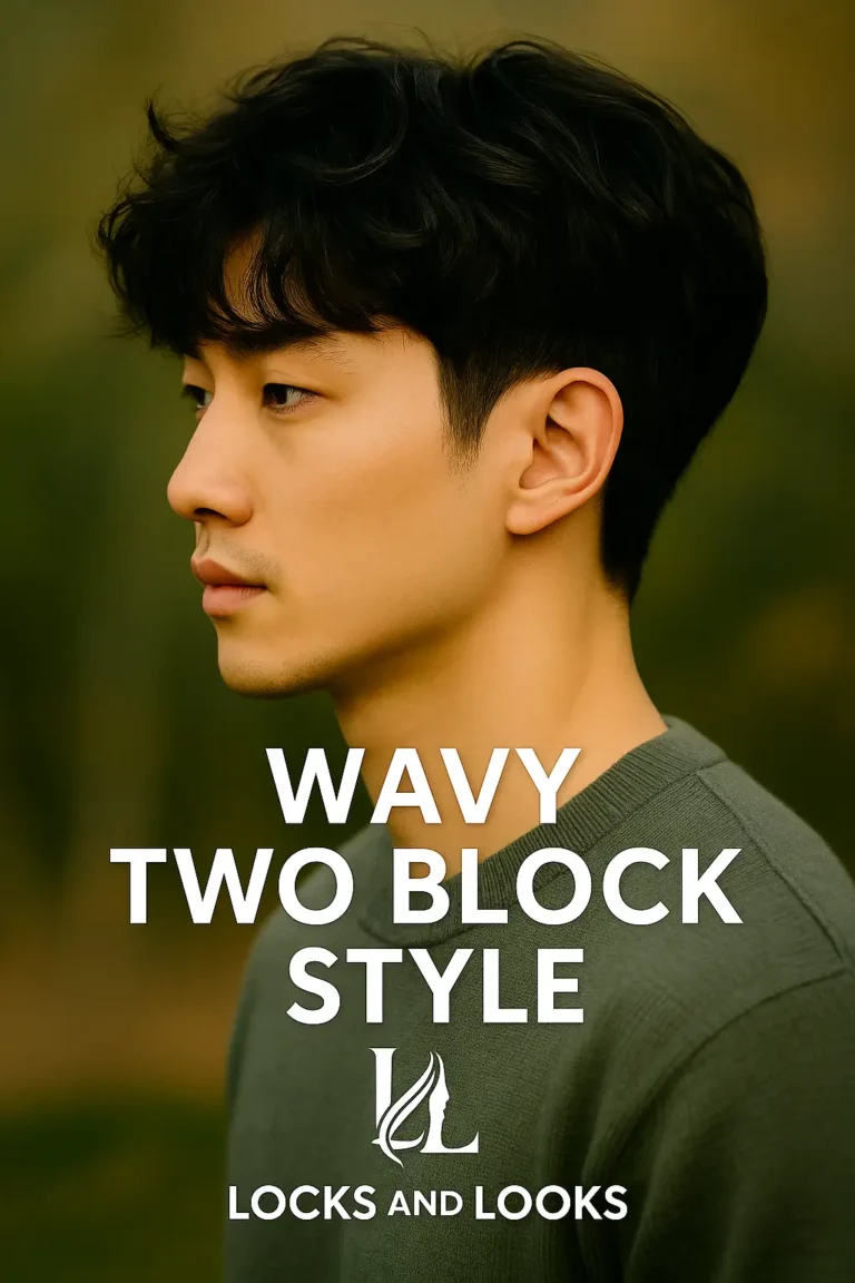 Wavy Two Block Style
