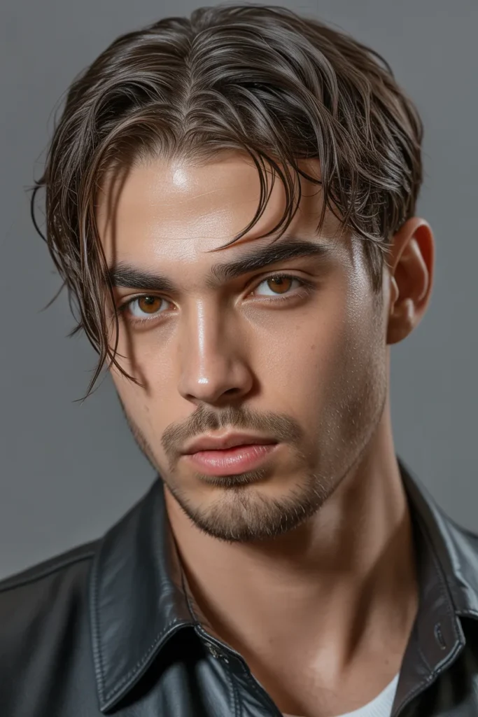 Wet Look Medium Hair