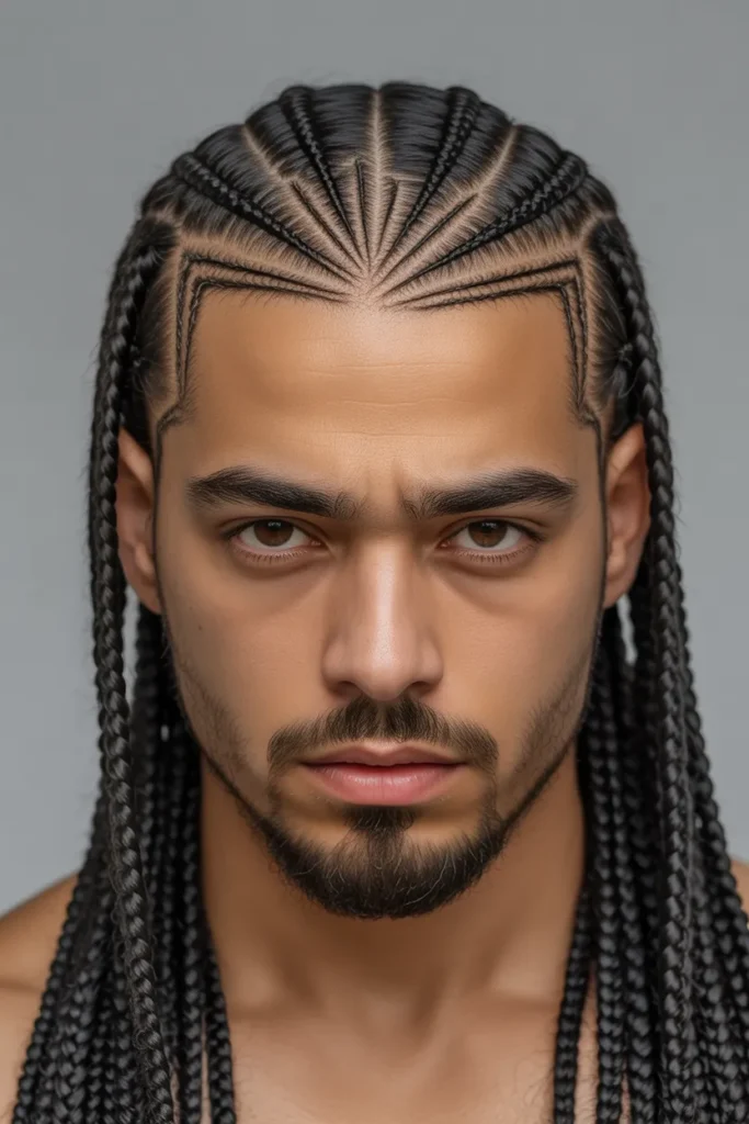 Zigzag Box Braid Parts