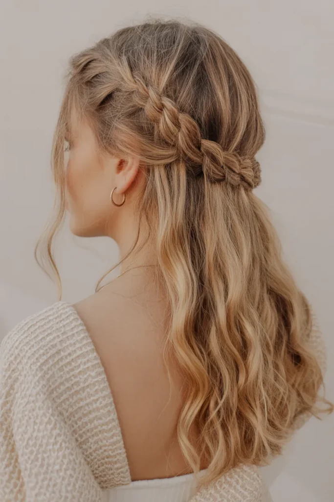 Braided Half Up Half Down