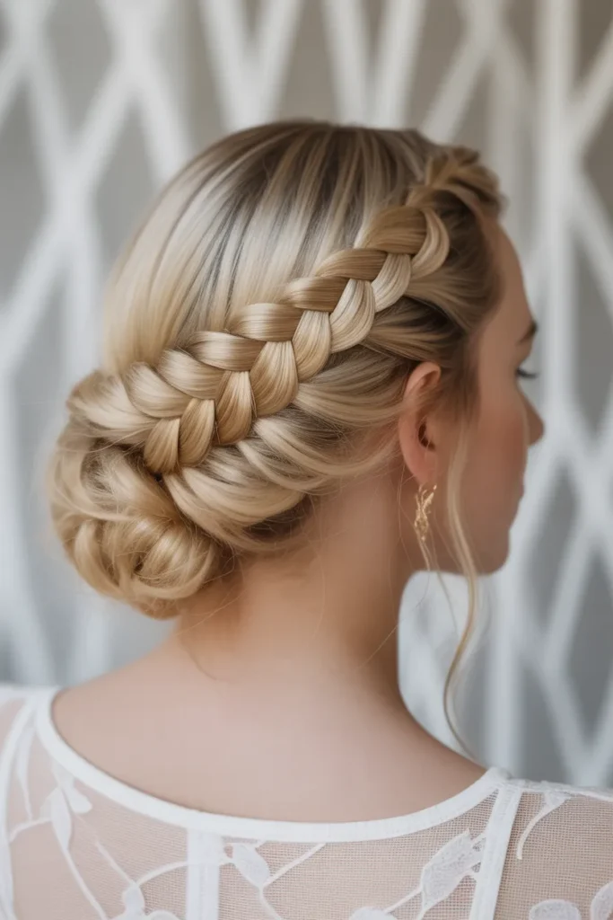 Fishtail Braid Updo