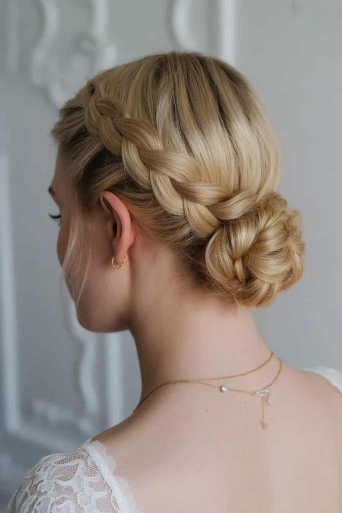 Side Braided Chignon