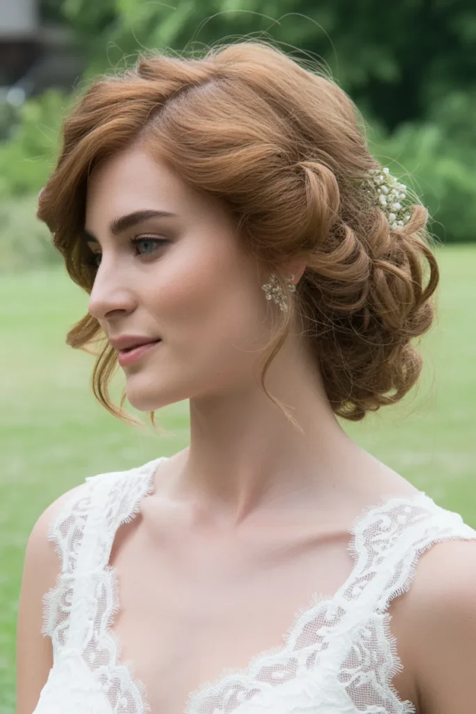 Side-Swept Updo