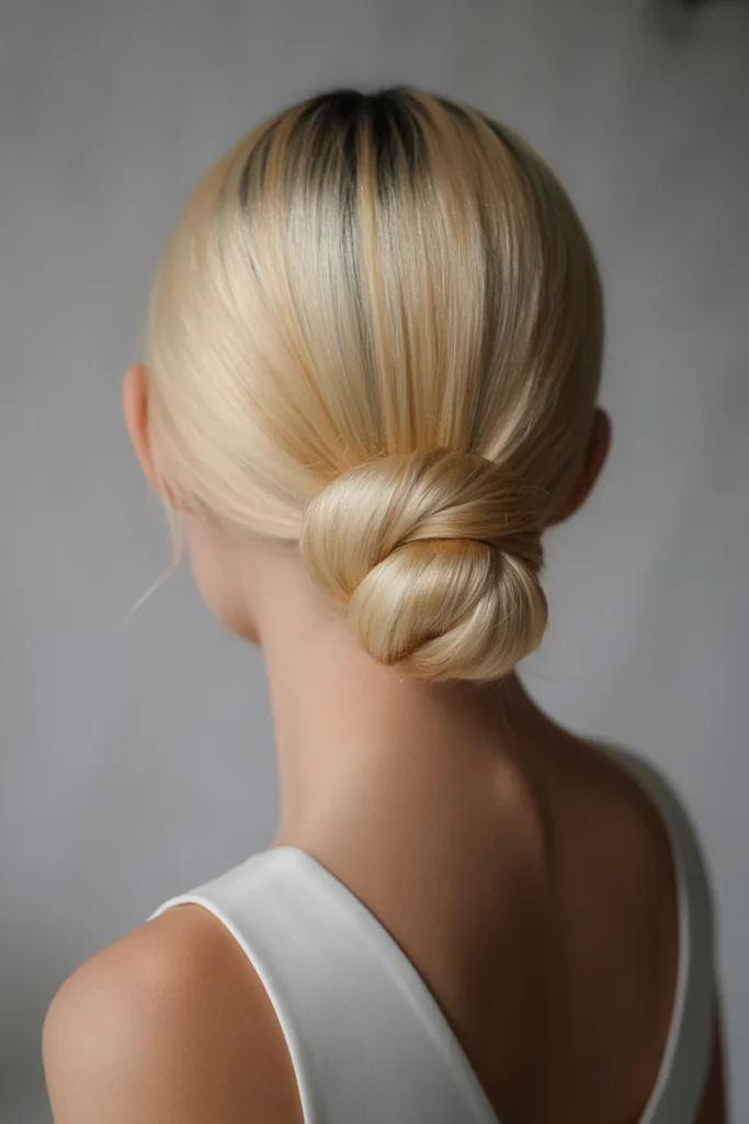Twisted Low Bun