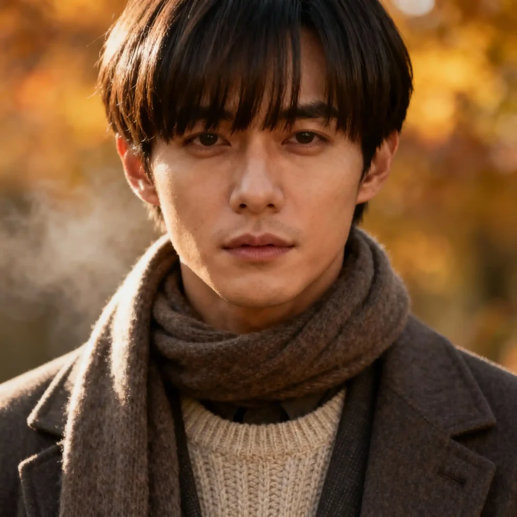 Curtain Bangs with Medium Length