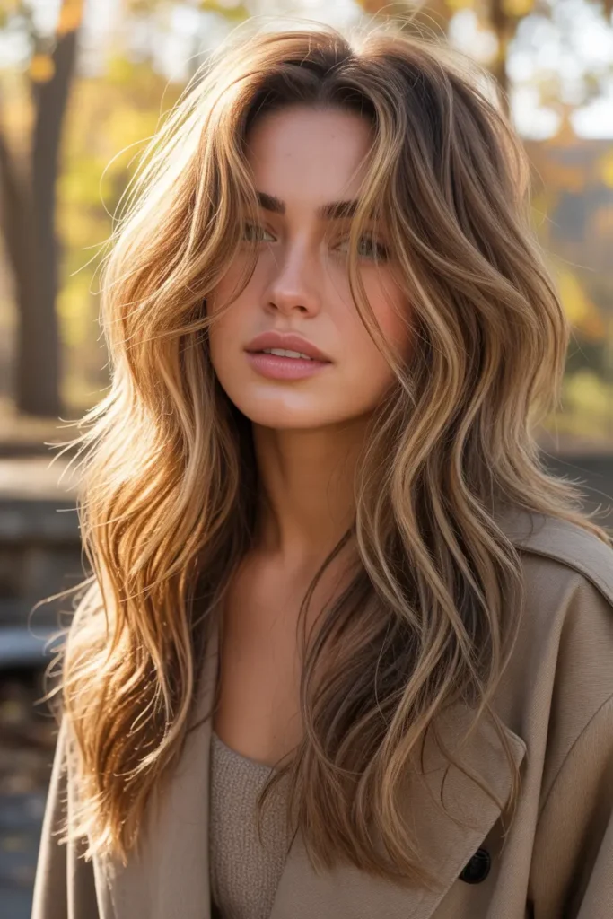 Long Messy Layers with Highlights