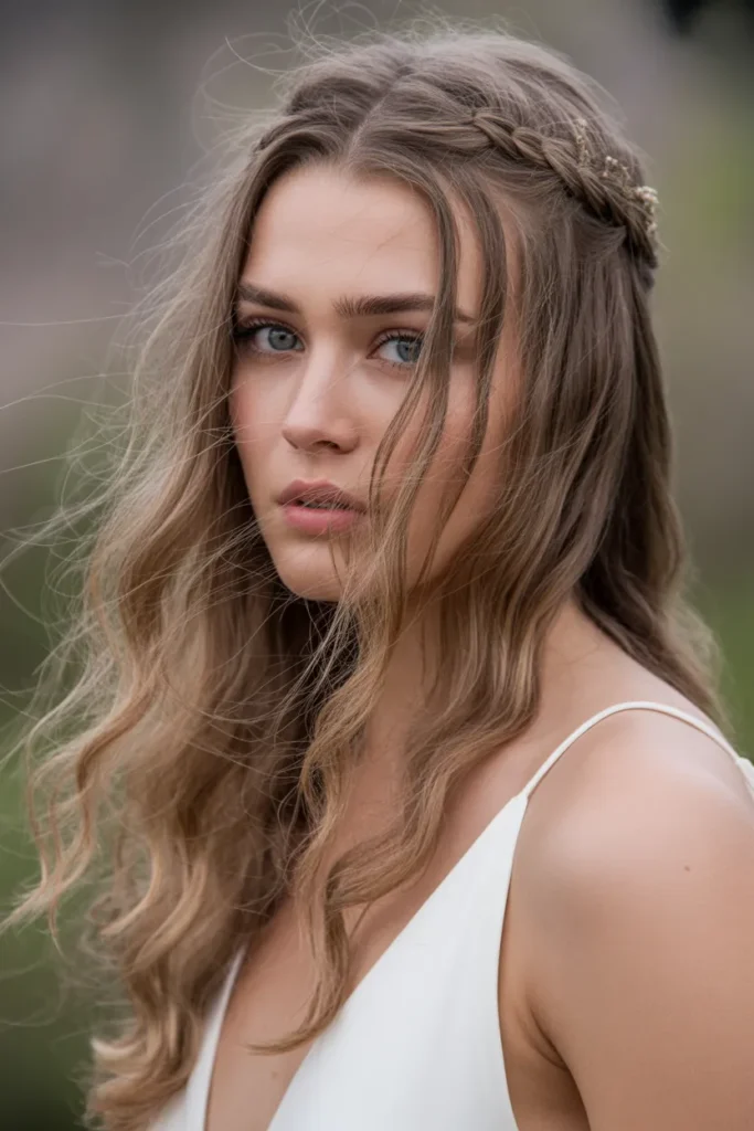 Boho Braided Accent Waves