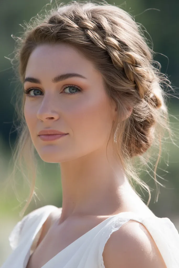 Boho Braided Updo