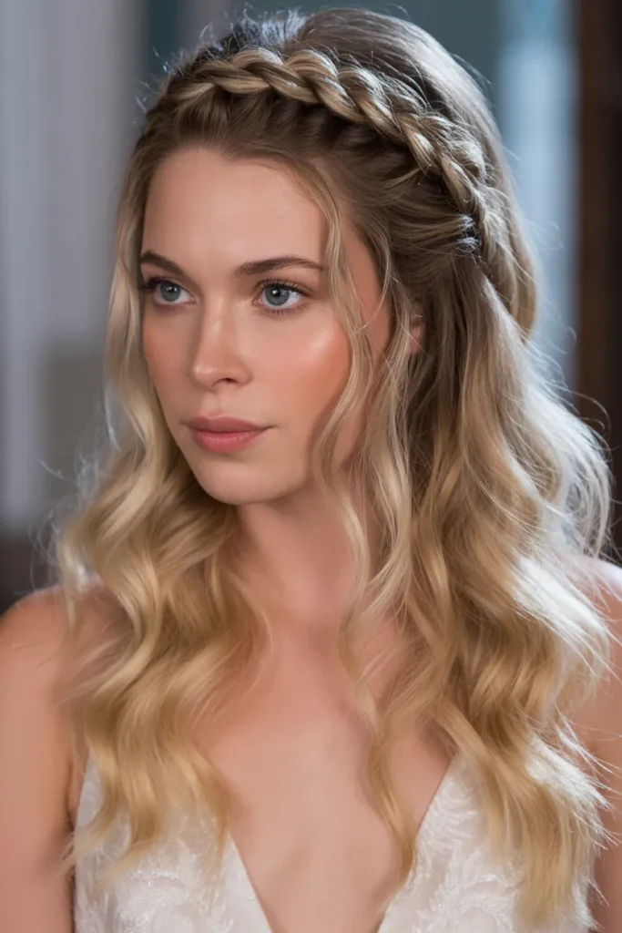 Braided Half-Up Hairstyle