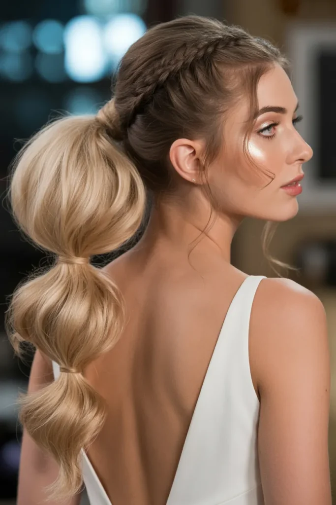 Braided Ponytail Bridal Style