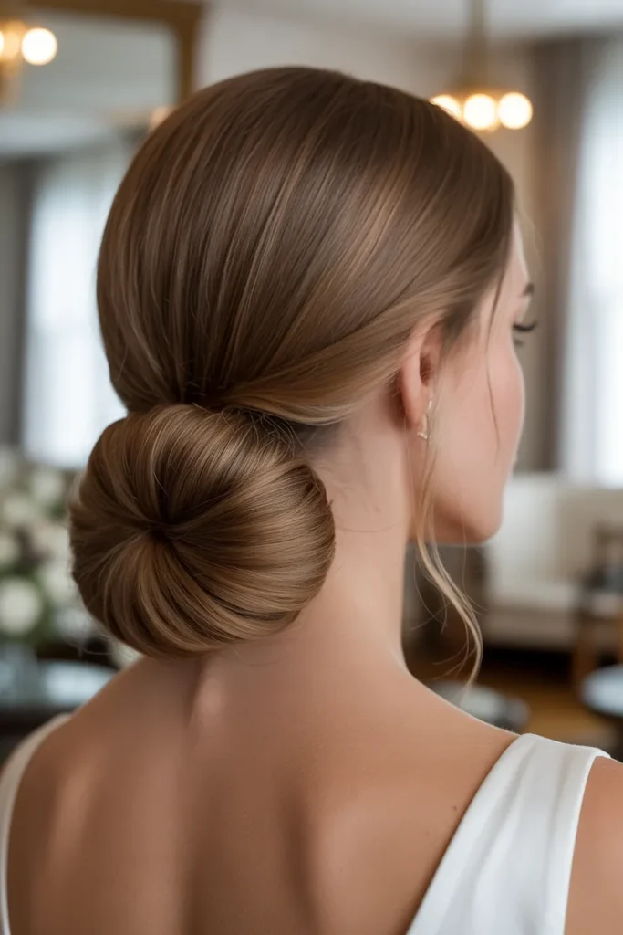 Classic Low Chignon