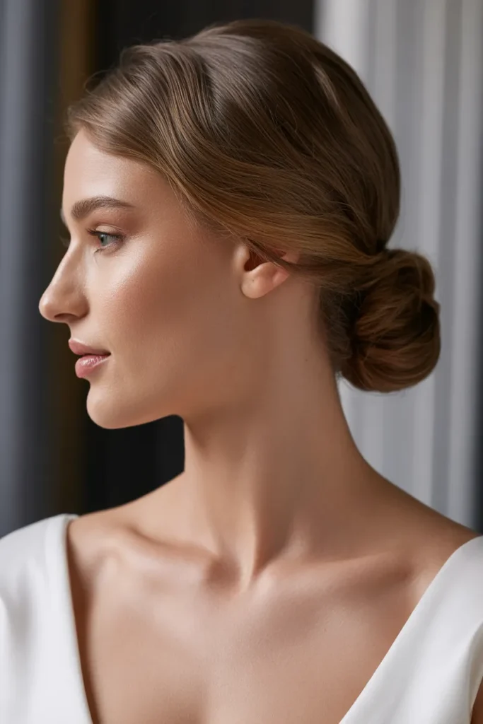 Classic Low Chignon