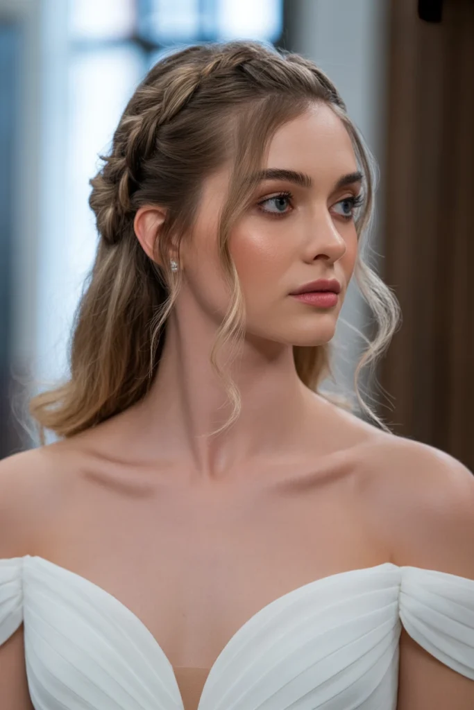 Crown Braid with Loose Waves