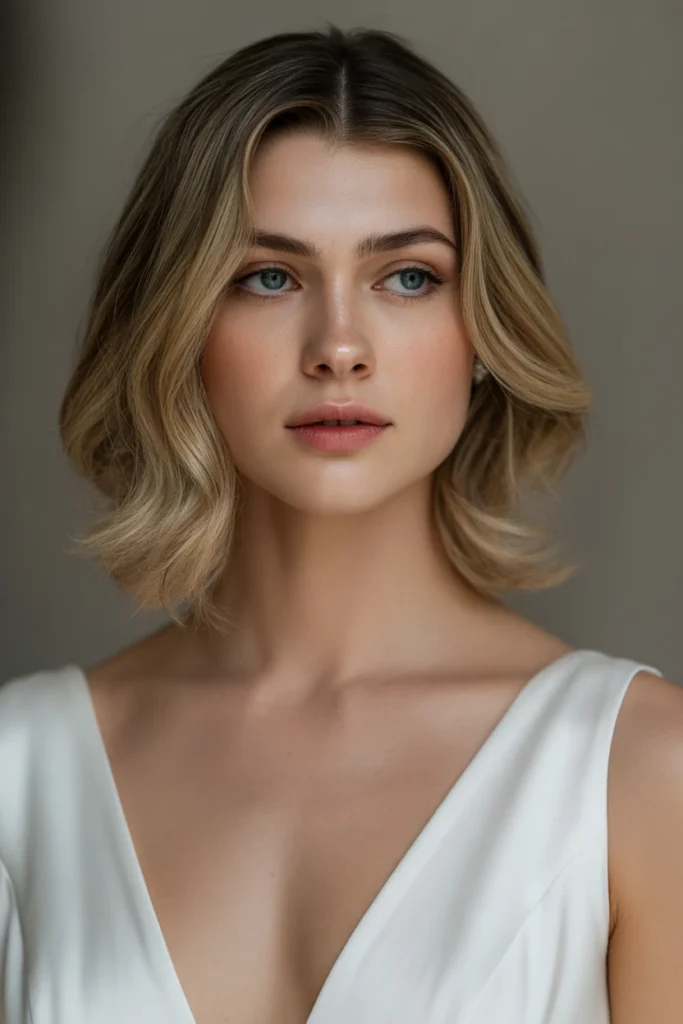 Curled Ends with Straight Top