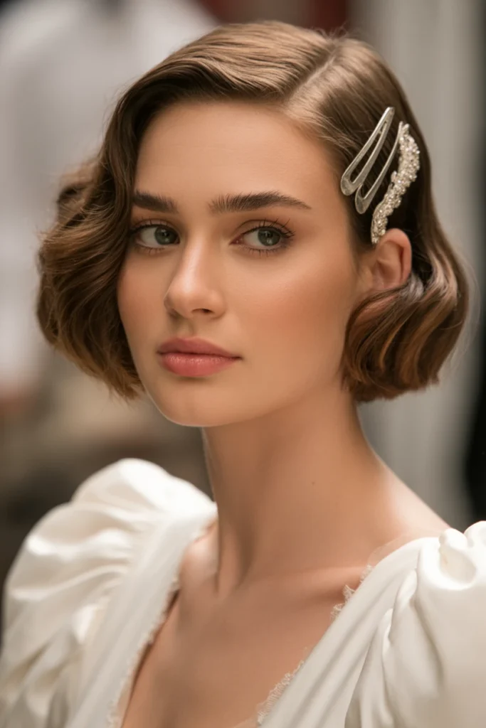 Finger Waves Bob with Clip