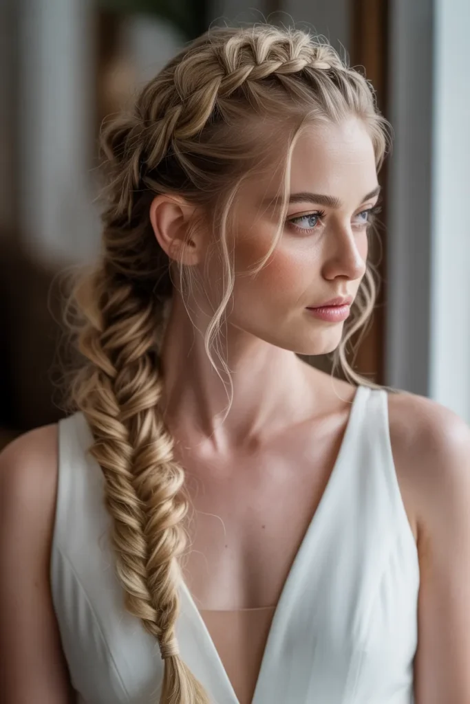 Fishtail Braid Ponytail