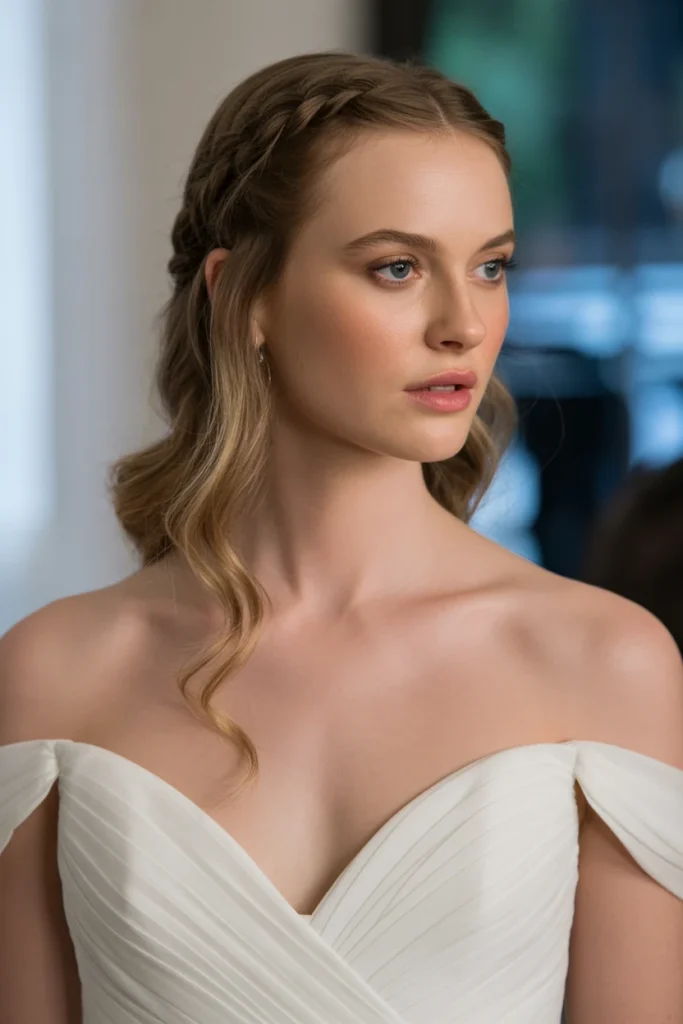 Half-Up Braided Style