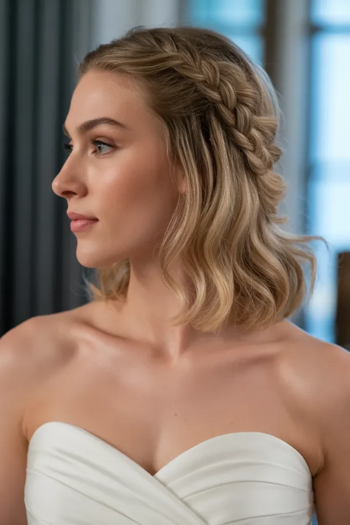 Half-Up Braided Style