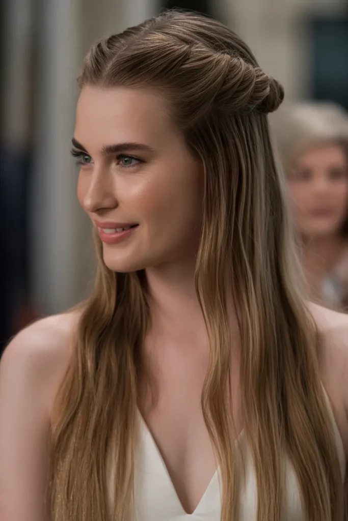 Half-Up Twisted Style