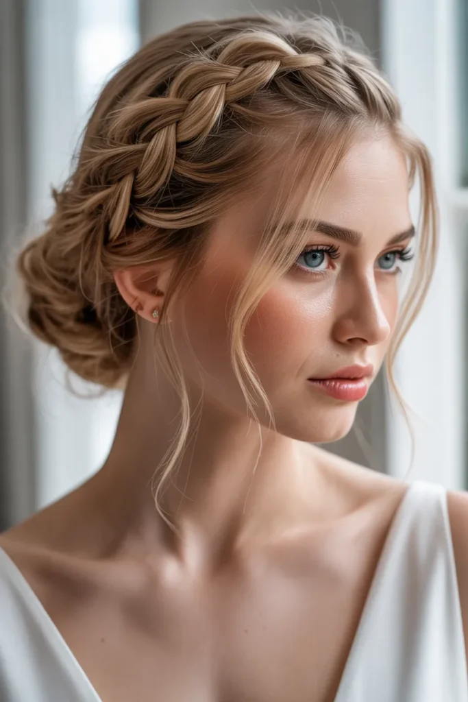 Loose Braided Chignon