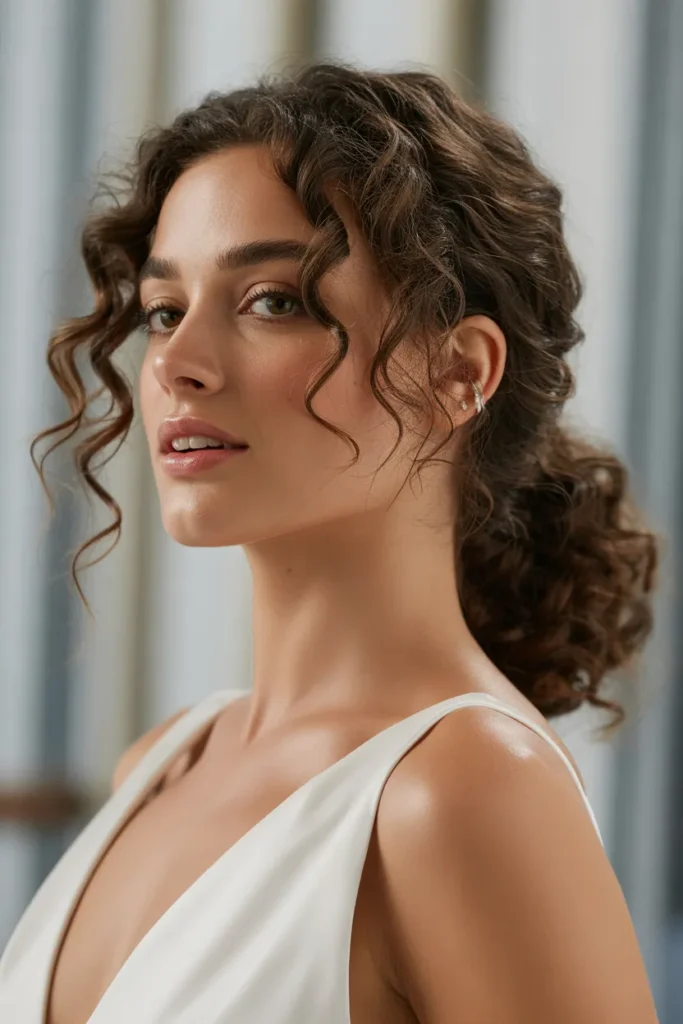 Loose Curly Ponytail