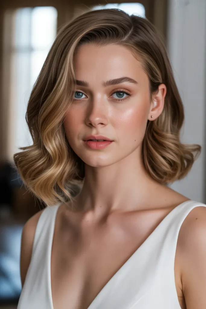 Loose Waves with Side Part