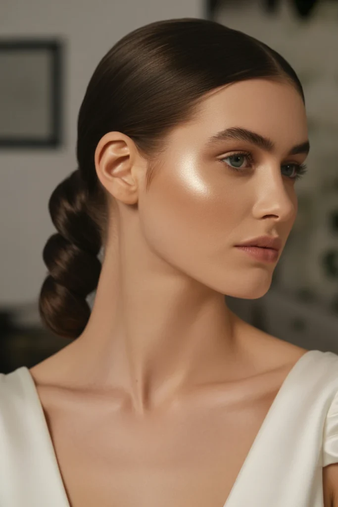 Low Twisted Ponytail