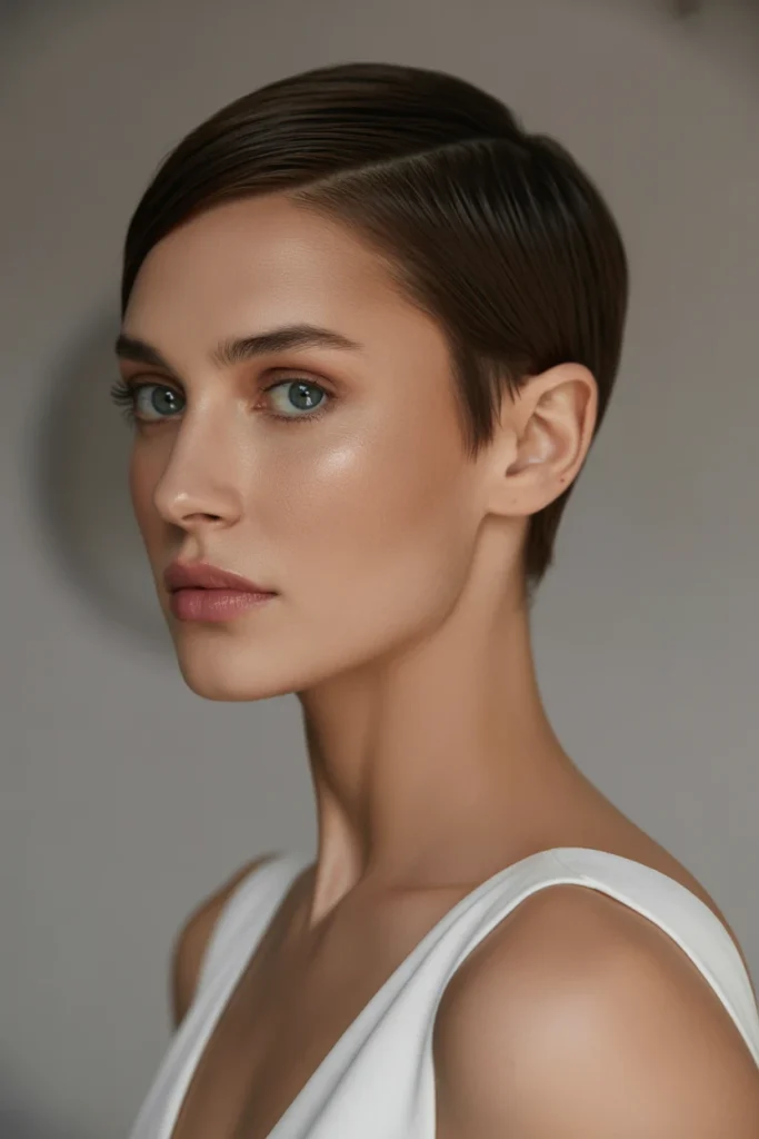 Minimalist Pixie with Clean Finish