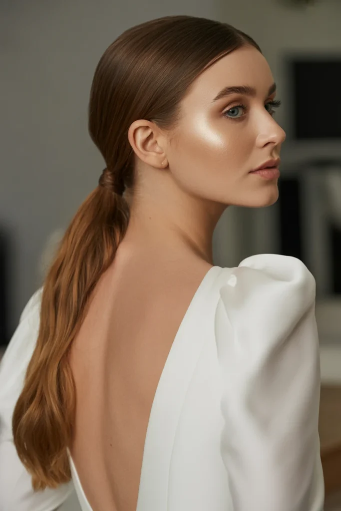 Minimalist Straight Ponytail