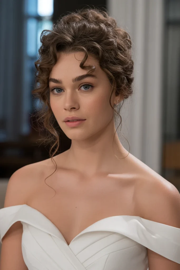 Romantic Curly Updo