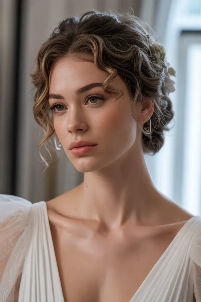 Romantic Curly Updo