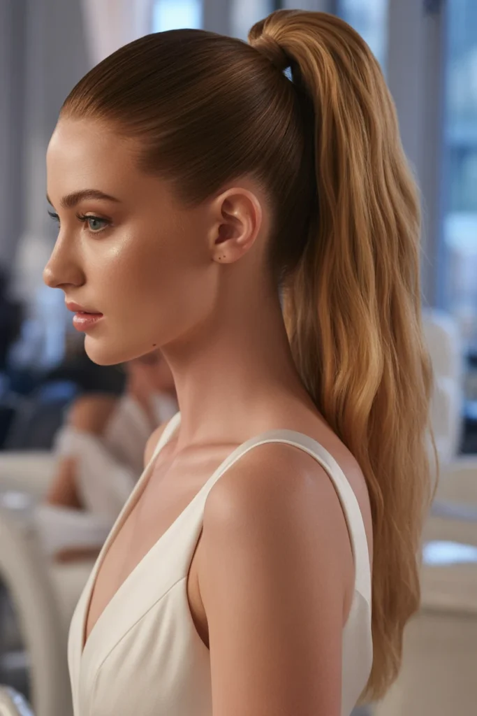 Sleek High Ponytail