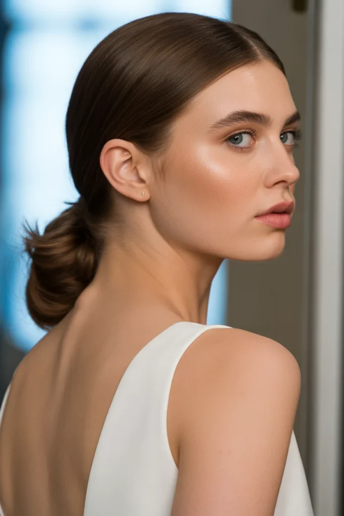 Sleek Low Ponytail